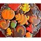 8 Pieces Fall Thanksgiving Cookie Cutters Set - Pumpkin, Football,Turkey, Maple Leaf, Oak Leaf,Squirrel,Candy Corn and Acorn- Stainless Steel